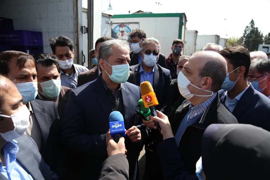 بازدید سرزده وزیر جهاد کشاورزی از بازار مرغ در میادین پیروزی و بهمن