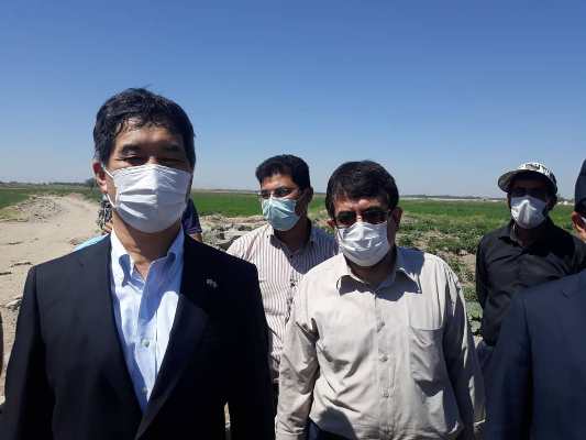 بازدید سفیر ژاپن از روند اجرای پروژه استقرار کشاورزی پایدار در آذربایجانشرقی