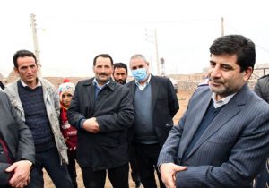 بازدید رئیس سازمان جهادکشاورزی آذربایجان شرقی از واحدهای پرورش گوسفند روستای امیر آباد شهرستان مرند