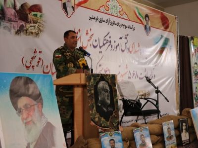 برگزاری یادواره شهدای دانش آموز و فرهنگیان بخش انزل و گرامیداشت شهدای تیپ۴۱متحرک