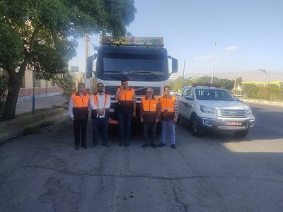 استقرار۴۳دستگاه ماشین آلات سبک و سنگین راهداری استان در مرز مهران