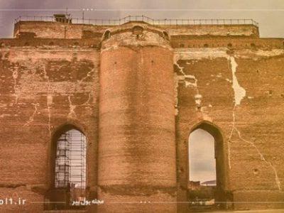 نفوذ نزولات آسمانی به ارک، نماد تبریز را می فرساید
