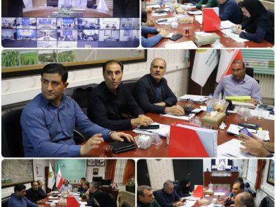 تشریح آخرین وضعیت پروژه‌های نهضت ملی مسکن شهر جدید سهند در جلسه ویدئوکنفرانسی معاون وزیر راه و شهرسازی