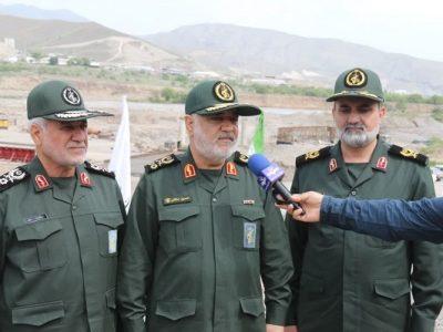 تاکید فرمانده سپاه بر تسریع در طرح تعریض جاده جلفا به کلاله